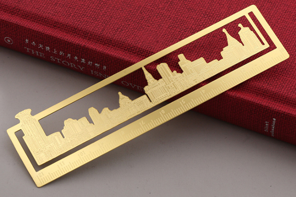 金屬黃銅手賬尺書(shū)簽